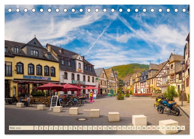 Produktbild: Die Mosel von Metz bis Koblenz (Tischkalender 2026 DIN A5 quer), CALVENDO Monatskalender