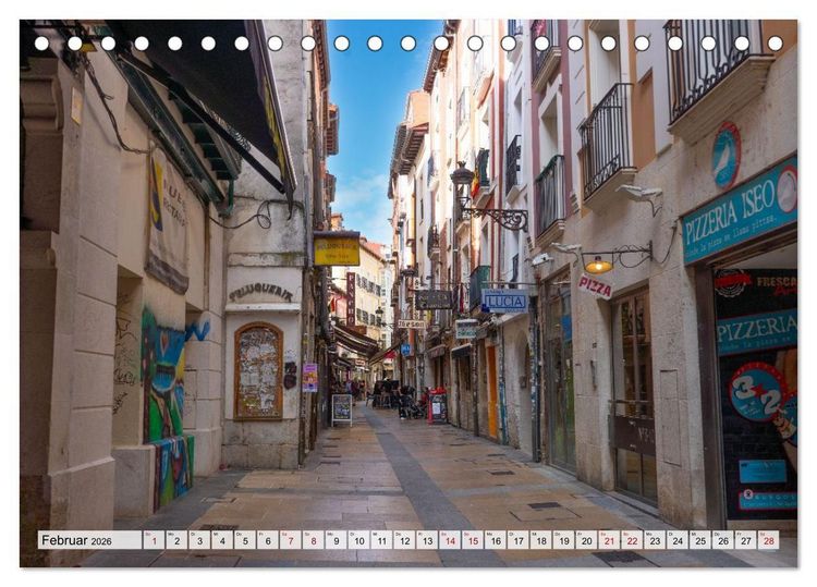 Produktbild: Ein Spaziergang durch Burgos (Tischkalender 2026 DIN A5 quer), CALVENDO Monatskalender