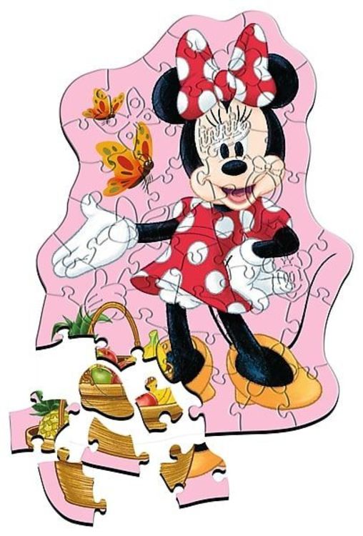 Produktbild: Holz Puzzle Junior 50 - Minnie Mouse