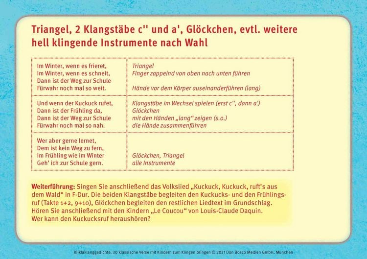 Produktbild: KliKlaKlang-Gedichte