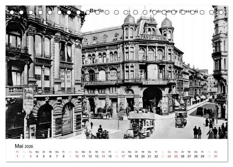 Produktbild: Gr&uuml;&szlig;e aus dem alten Berlin (Tischkalender 2026 DIN A5 quer), CALVENDO Monatskalender