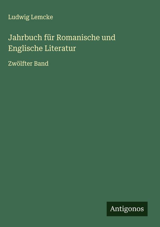 Produktbild: Jahrbuch f&uuml;r Romanische und Englische Literatur