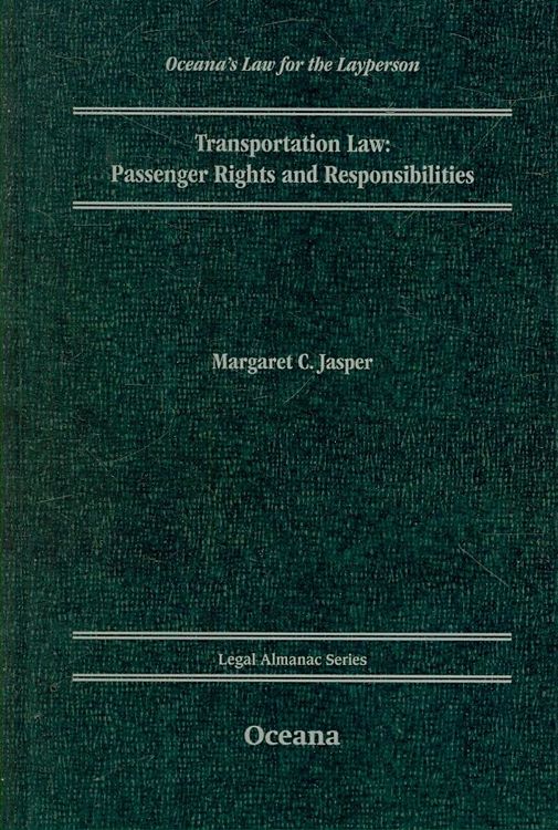 Produktbild: Transportation Law: Passenger Rights and Responsiblities