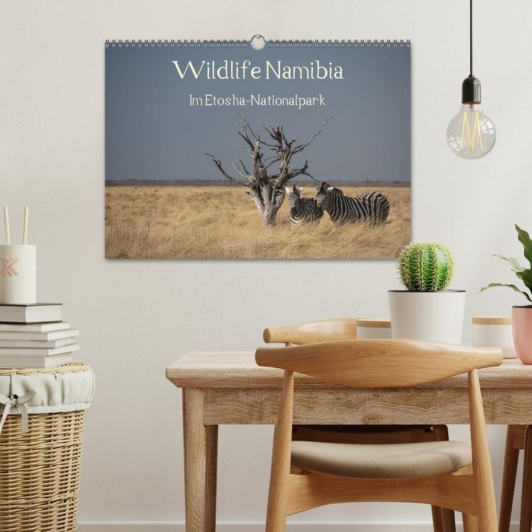 Produktbild: Wildlife Namibia (Wandkalender 2026 DIN A3 quer), CALVENDO Monatskalender