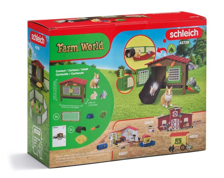 Produktbild: schleich&reg; Farm World Kaninchenstall