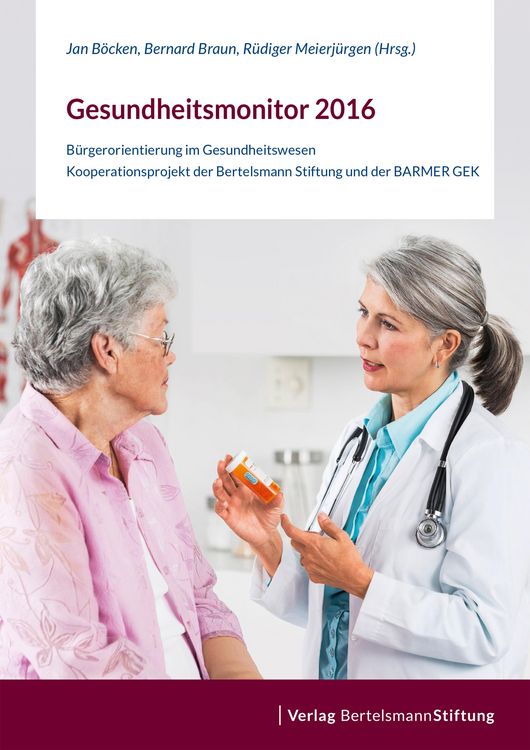 Produktbild: Gesundheitsmonitor 2016
