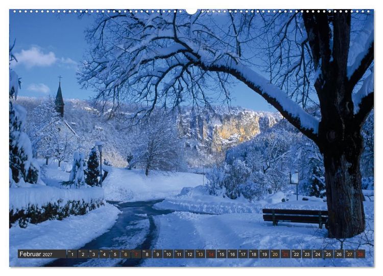 Produktbild: Gro&szlig;e Landschaft Obere Donau (hochwertiger Premium Wandkalender 2027 DIN A2 quer), Kunstdruck in Hochglanz