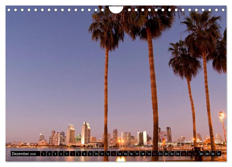 Produktbild: San Diego (Wandkalender 2026 DIN A4 quer), CALVENDO Monatskalender