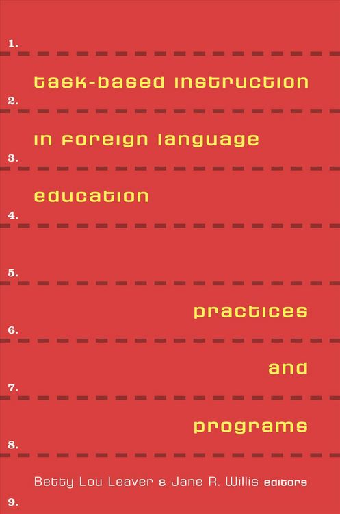 Produktbild: Task-Based Instruction in Foreign Language Education