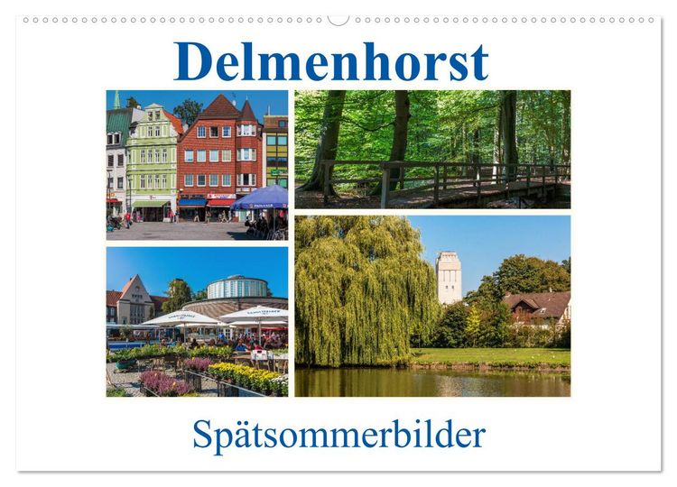 Produktbild: Delmenhorst Sp&auml;tsommerbilder (Wandkalender 2026 DIN A2 quer), CALVENDO Monatskalender