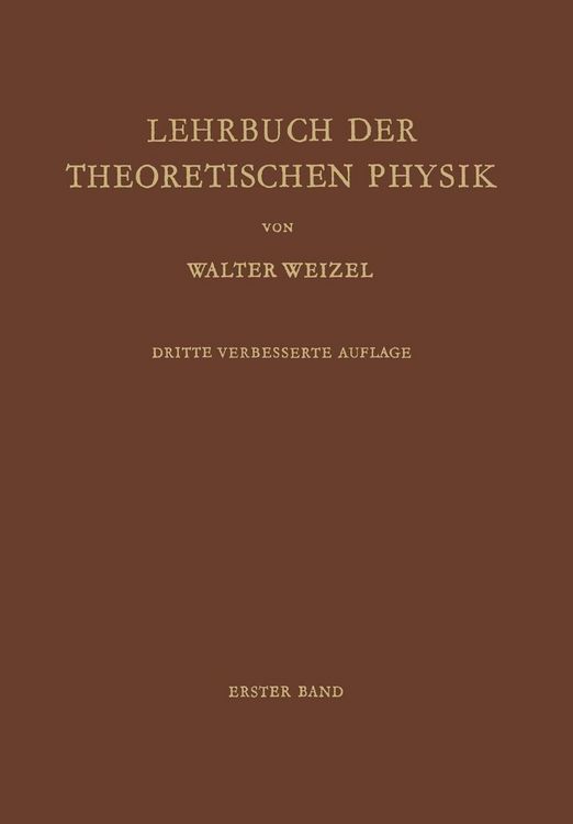 Produktbild: Lehrbuch der Theoretischen Physik