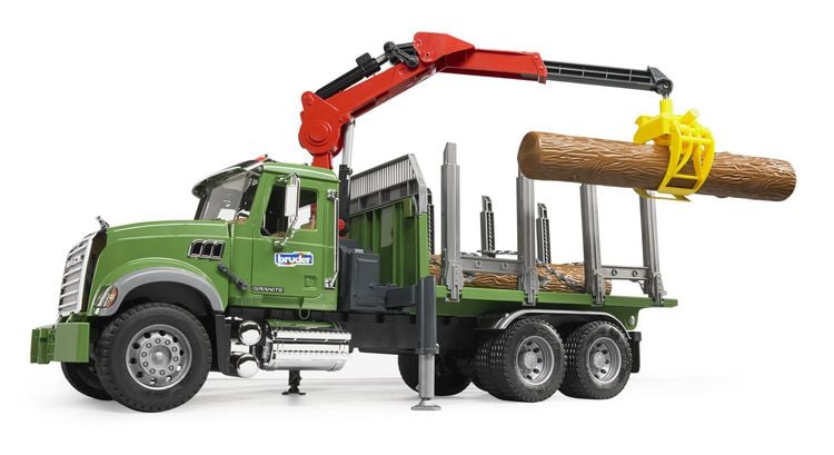 Produktbild: MACK Holztransport LKW mit Ladekran