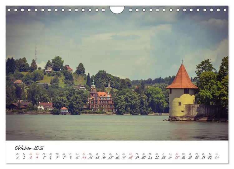 Produktbild: Unterwegs am Bodensee (Wandkalender 2026 DIN A4 quer), CALVENDO Monatskalender