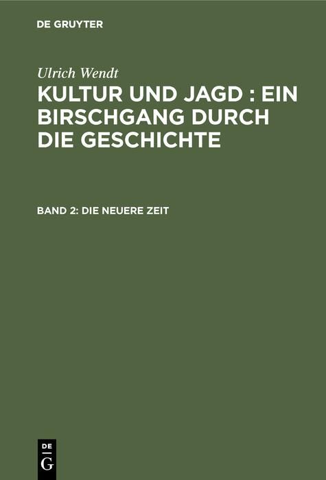 Produktbild: Die neuere Zeit