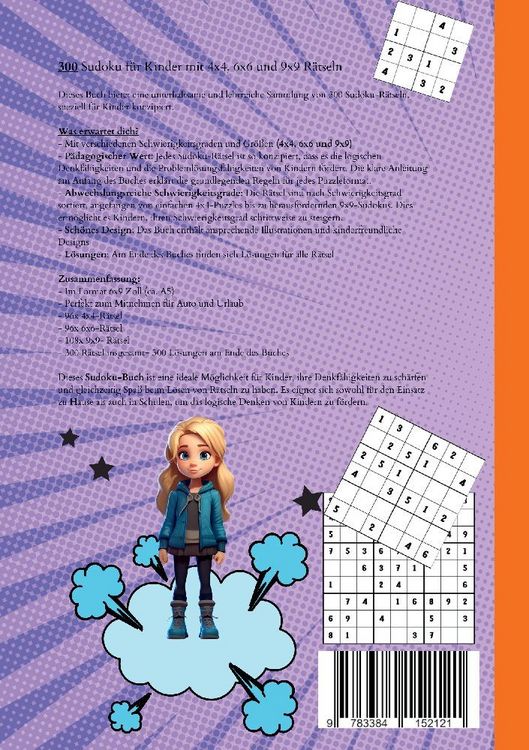 Produktbild: Sudoku Buch f&uuml;r Kinder