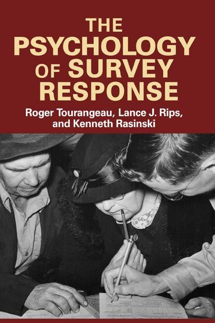 Produktbild: The Psychology of Survey Response