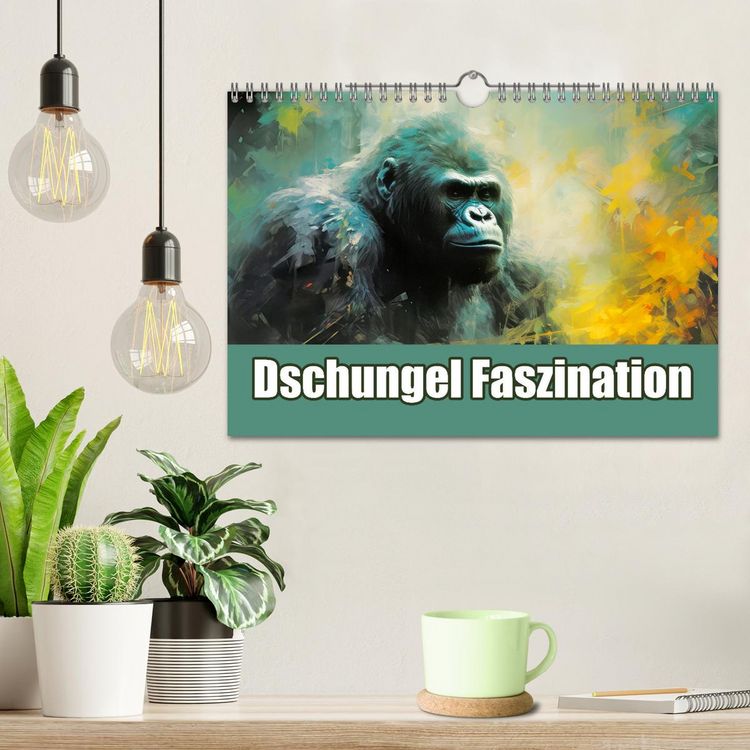 Produktbild: Dschungel Faszination (Wandkalender 2026 DIN A4 quer), CALVENDO Monatskalender