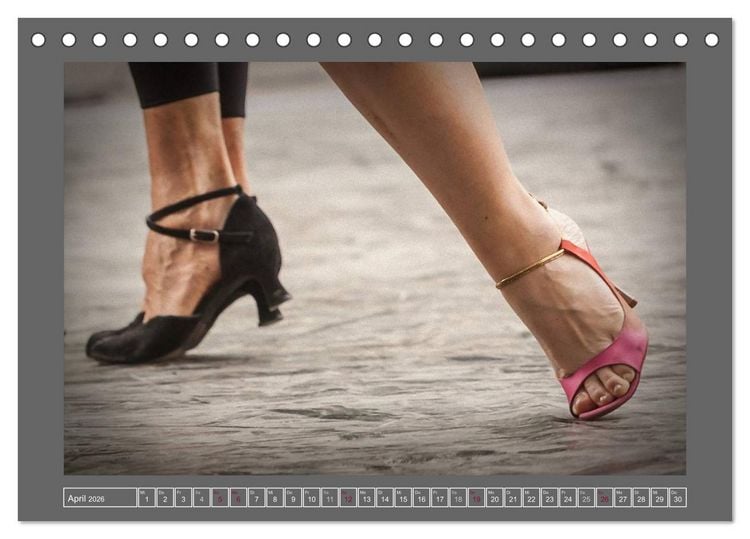 Produktbild: Tango feet (Tischkalender 2026 DIN A5 quer), CALVENDO Monatskalender
