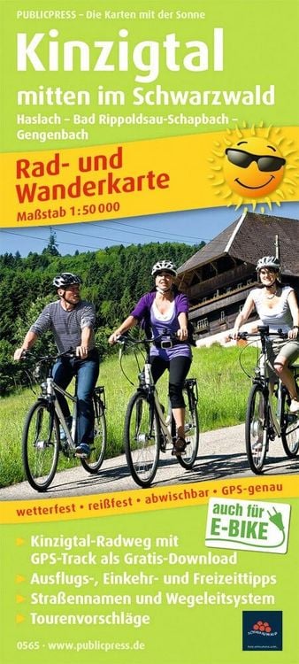 Produktbild: Kinzigtal mitten im Schwarzwald 1:50 000