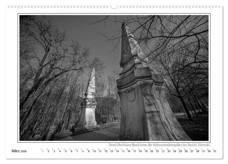 Produktbild: Wien auf den zweiten Blick (Wandkalender 2026 DIN A2 quer), CALVENDO Monatskalender