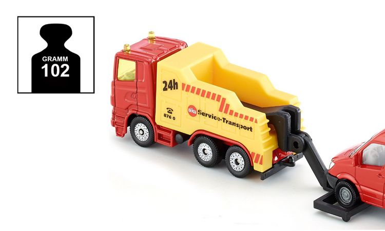 Produktbild: Siku 1667 Abschleppwagen mit PKW