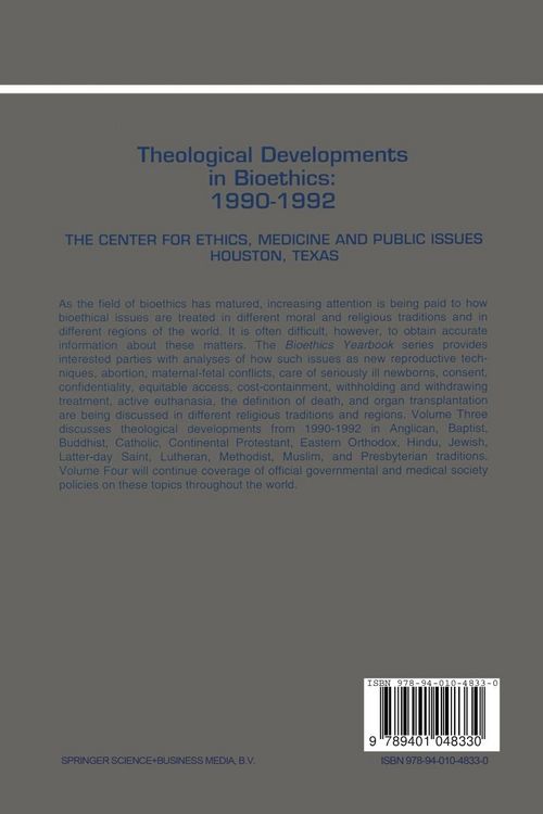 Produktbild: Bioethics Yearbook