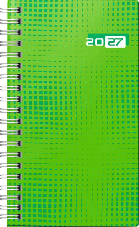 Produktbild: rido/id&eacute; 7016907017 Taschenkalender Mod. Taschenplaner int. 2027 A6, Papier, gr&uuml;n