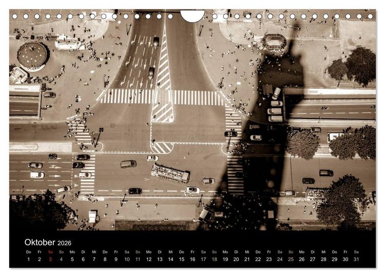 Produktbild: Paris (Wandkalender 2026 DIN A4 quer), CALVENDO Monatskalender