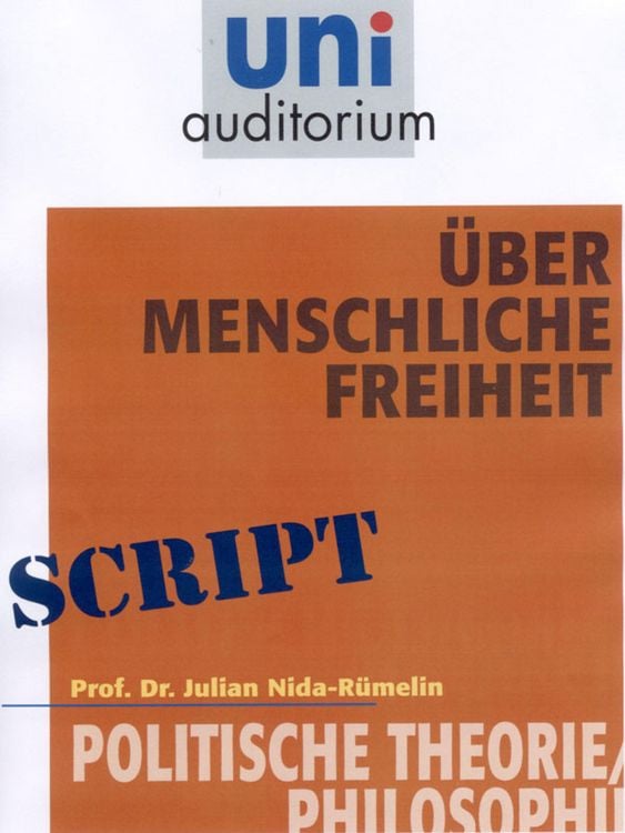 Produktbild: &Uuml;ber menschliche Freiheit