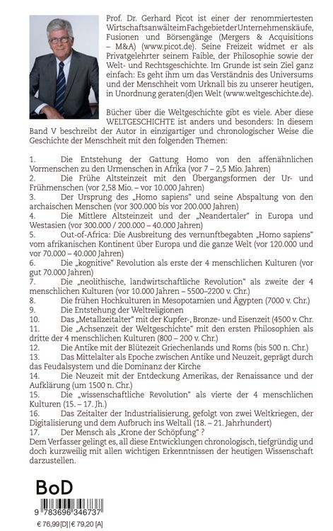 Produktbild: Weltgeschichte - Vom Urknall bis zur heutigen Welt im Umbruch - Band V