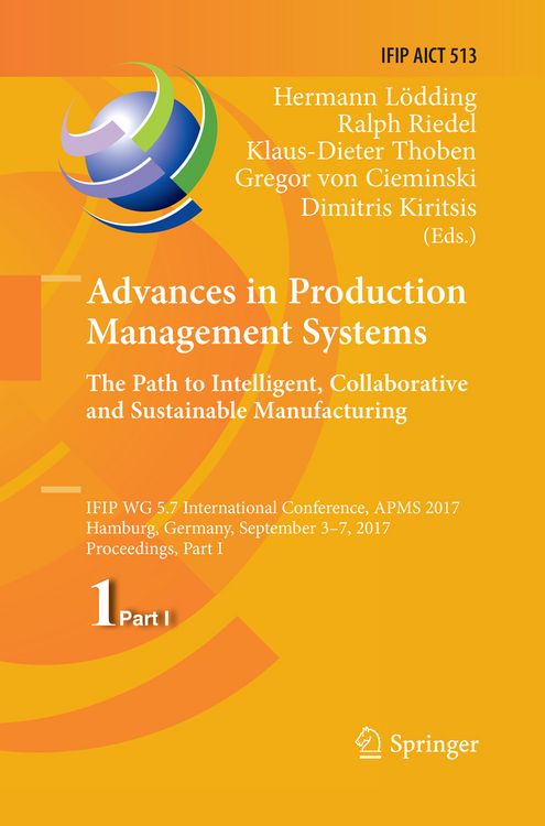 Produktbild: Advances in Production Management Systems. The Path to Intelligent, Collaborative and Sustainable Manufacturing