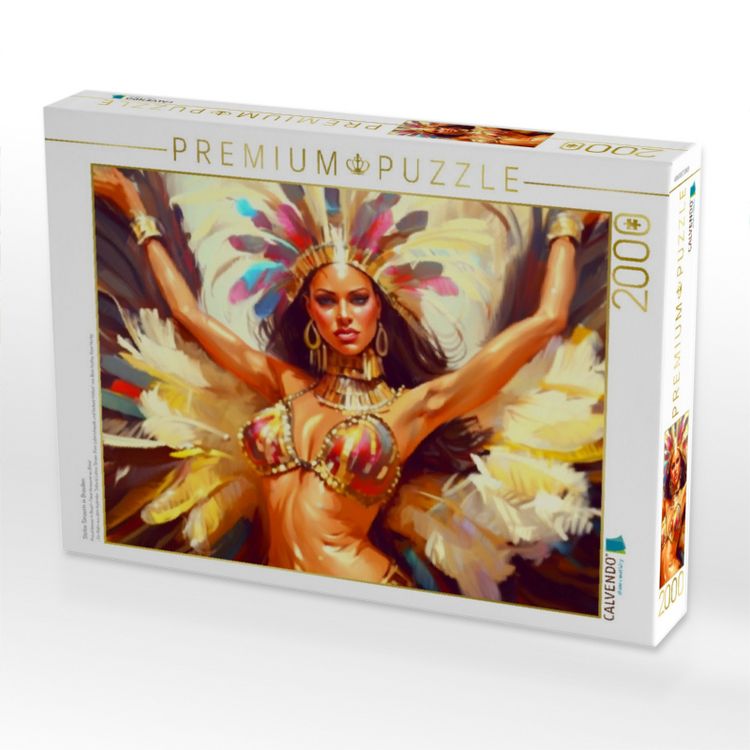 Produktbild: CALVENDO Puzzle Stolze T&auml;nzerin in Brasilien | 2000 Teile Lege-Gr&ouml;&szlig;e 90x67cm Foto-Puzzle f&uuml;r gl&uuml;ckliche Stunden