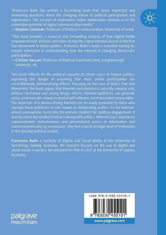 Produktbild: Online Communities and Crowds in the Rise of the Five Star Movement