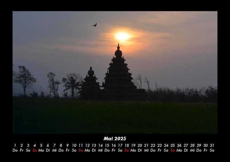 Produktbild: Tempel 2025 Fotokalender DIN A3