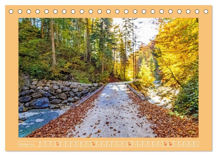 Produktbild: Sch&ouml;ne Wege im Salzburger Land (Tischkalender 2026 DIN A5 quer), CALVENDO Monatskalender
