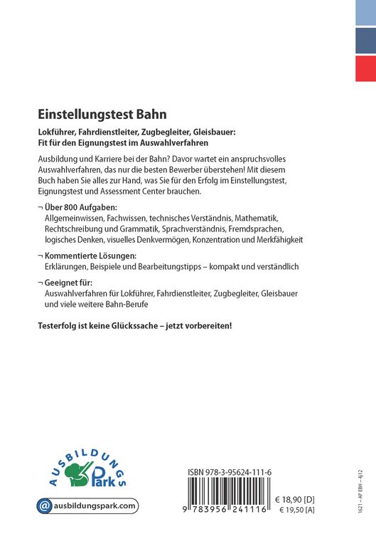 Produktbild: Einstellungstest Bahn