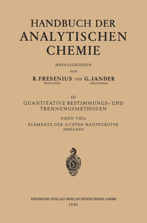 Produktbild: Elemente der Achten Hauptgruppe
