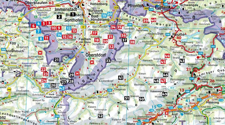 Produktbild: Allg&auml;uer Alpen und Lechtal