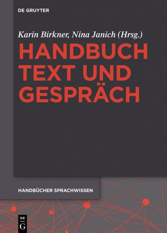 Produktbild: Handbuch Text und Gespr&auml;ch