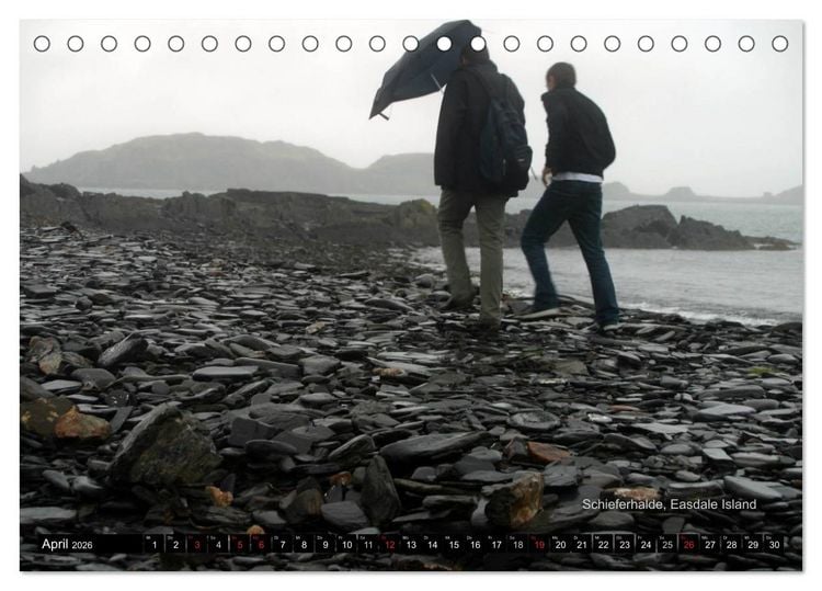 Produktbild: Schottland und Edinburgh (Tischkalender 2026 DIN A5 quer), CALVENDO Monatskalender