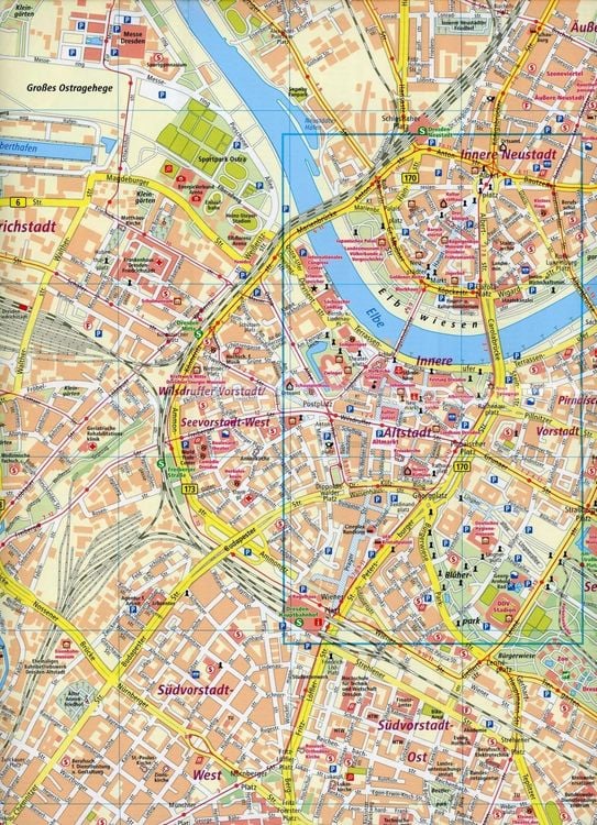Produktbild: Publicpress Stadtplan Dresden 1:16.000