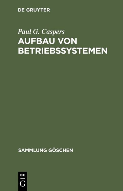 Produktbild: Aufbau von Betriebssystemen