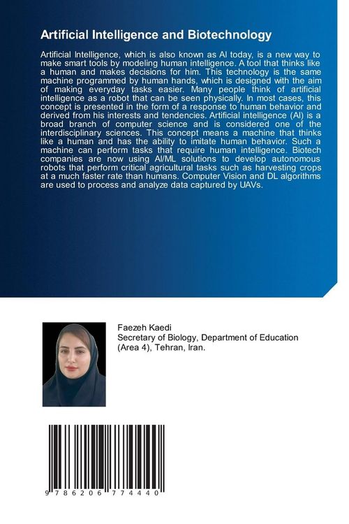 Produktbild: Artificial Intelligence and Biotechnology