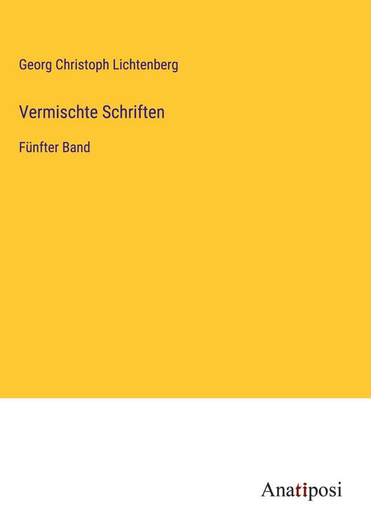 Produktbild: Vermischte Schriften