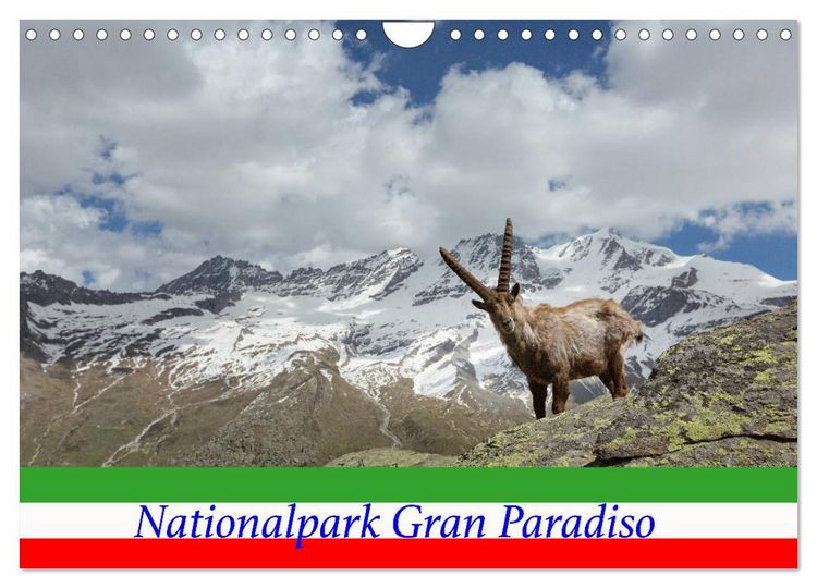 Produktbild: Nationalpark Gran Paradiso (Wandkalender 2026 DIN A4 quer), CALVENDO Monatskalender