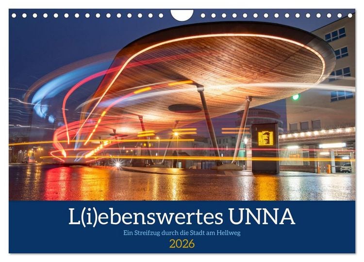 Produktbild: L(i)ebenswertes UNNA (Wandkalender 2026 DIN A4 quer), CALVENDO Monatskalender