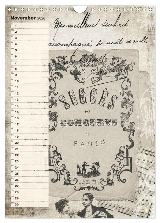 Produktbild: Vintage Welten (Wandkalender 2026 DIN A4 hoch), CALVENDO Monatskalender