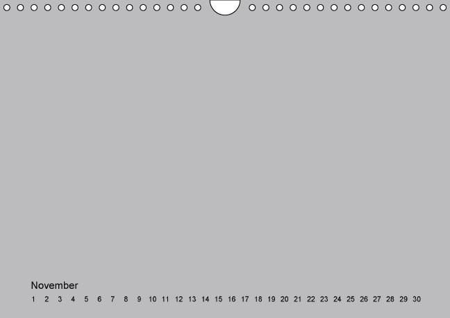 Produktbild: Geburtstags - Bastelkalender - Grau (Wandkalender immerw&auml;hrend DIN A4 quer)