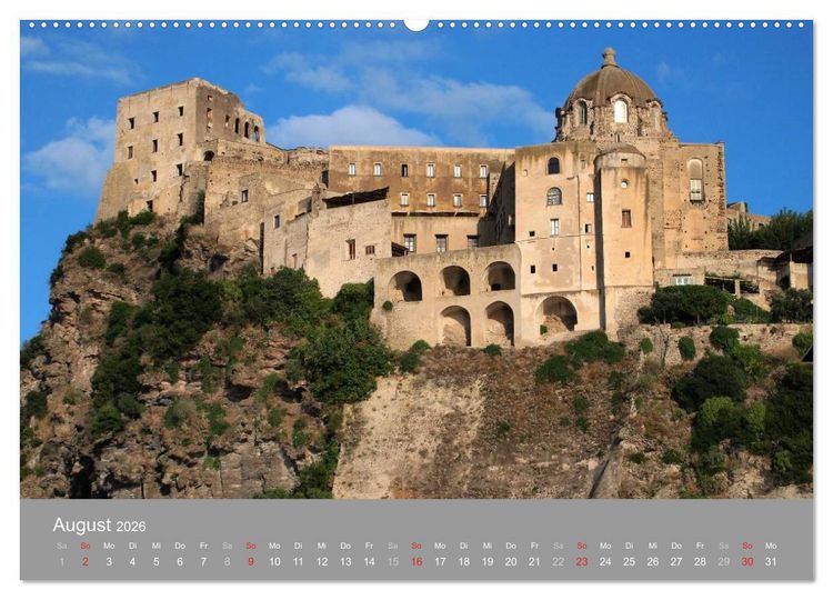 Produktbild: Ischia, die gr&uuml;ne Insel (hochwertiger Premium Wandkalender 2026 DIN A2 quer), Kunstdruck in Hochglanz