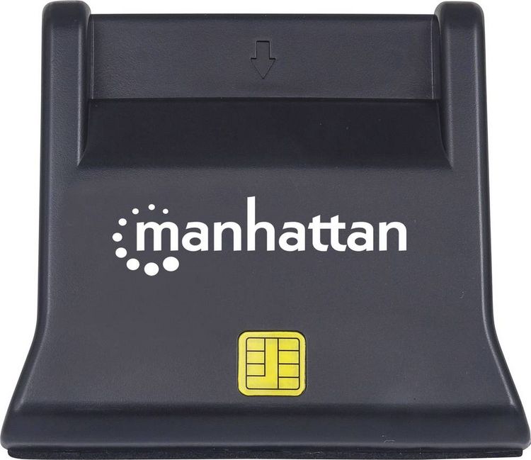 Produktbild: Manhattan 102025 USB-Smartcard/SIM Chipkartenleser